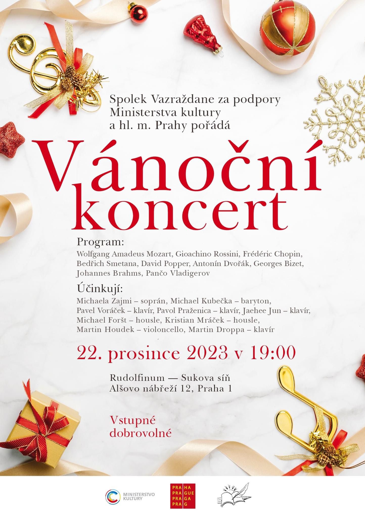 22.12.2023 - Vánoční koncert Rudolfinum Praha